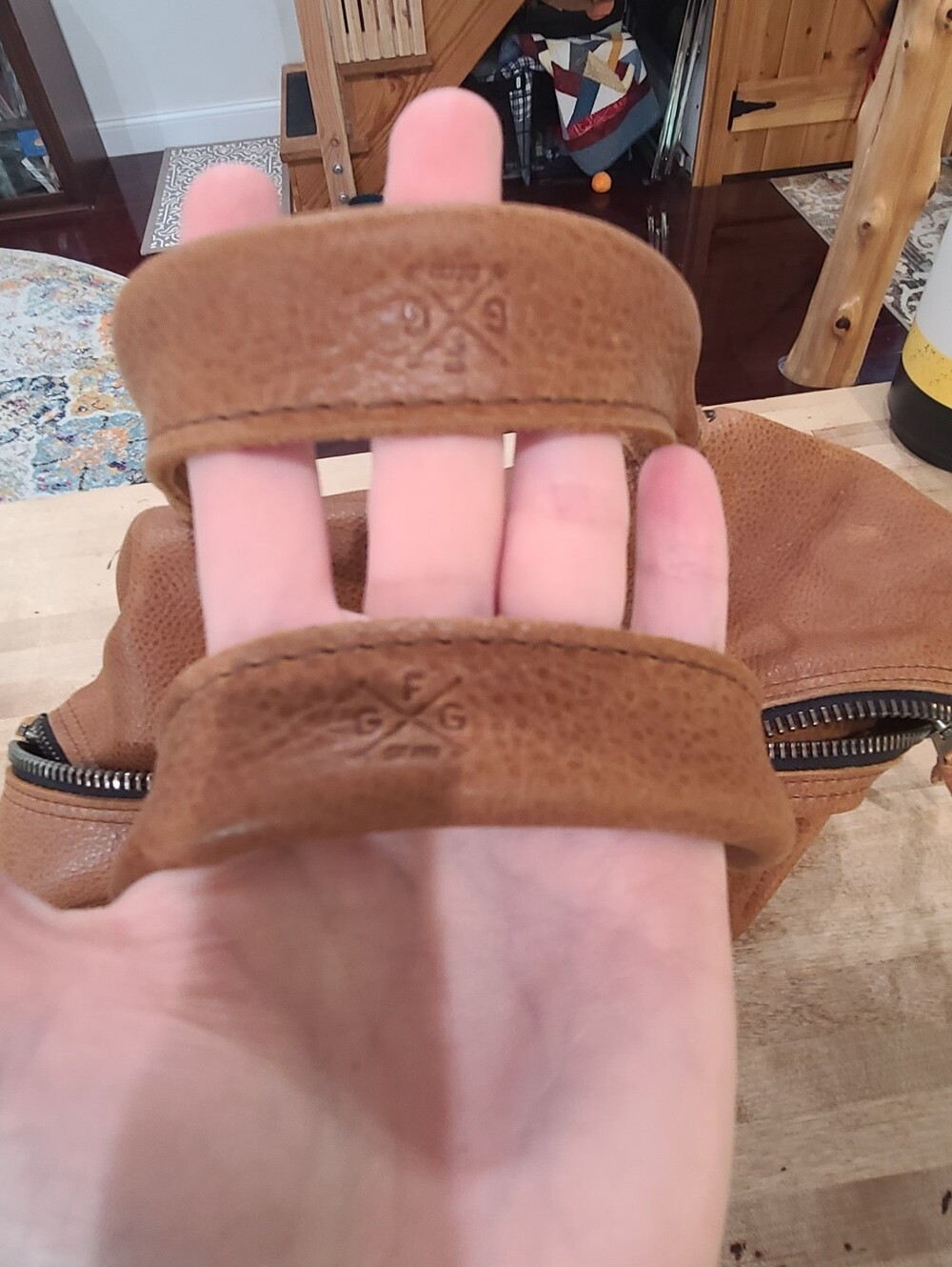 NWT Go Forth Goods Eleanor Satchel Bag In Honey - Picture 5 of 16